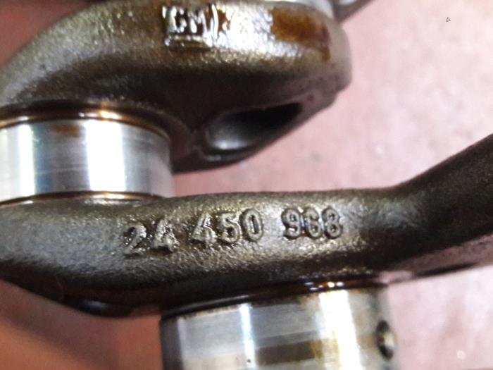 Crankshaft Opel Astra - 24450968 Z14XEP