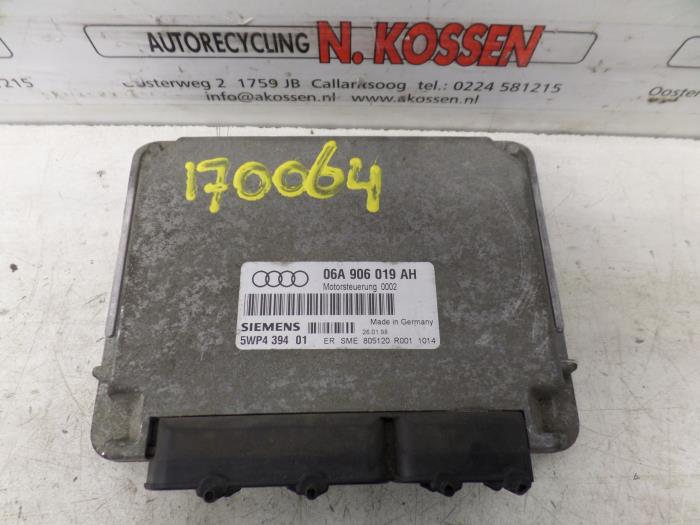 Engine management computer Audi A3 (8L1), 1996 / 2003 1.8 20V, Hatchback, Petrol, 1.781cc, 92kW (125pk), FWD, AGN, 1996-09 / 2003-06, 8L1 (Used)