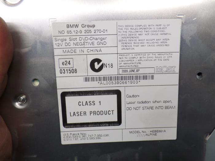 Lecteur DVD d'un BMW X6 (E71/72) xDrive35d 3.0 24V 2009