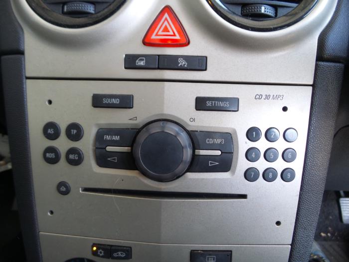 makkelijk te gebruiken studie kalligrafie Radio CD player Opel Corsa - CD30MP3 DELPHI