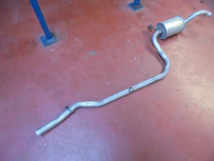 Exhaust middle silencer from a Ford Fiesta 3 1.3 i,Classic 1995