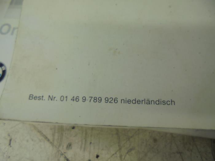 Instruction Booklet from a BMW 3 serie (E36/4) 316i 1997