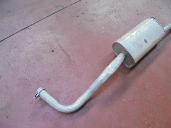 Exhaust rear silencer from a Seat Cordoba (6C2/6K2) 1.6i 1998