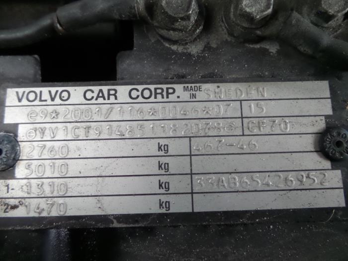 Siège droit d'un Volvo XC90 I 2.9 T6 24V 2005