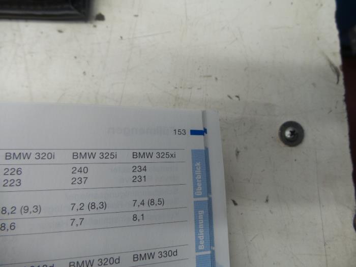 Used Bmw 3 Serie E464 318i 16v Instruction Booklet
