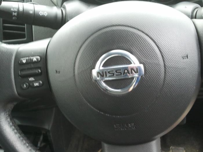 Left airbag (steering wheel) from a Nissan Micra (K12) 1.4 16V 2007
