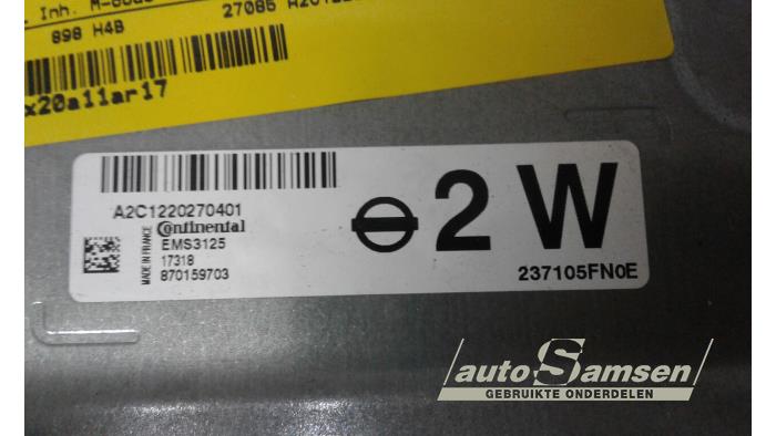 Engine management computer from a Nissan Micra (K14) 0.9 IG-T 12V 2018