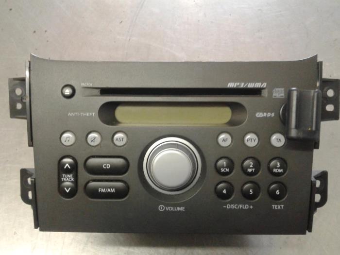 Radio CD player from a Opel Agila (B) 1.2 16V 2008