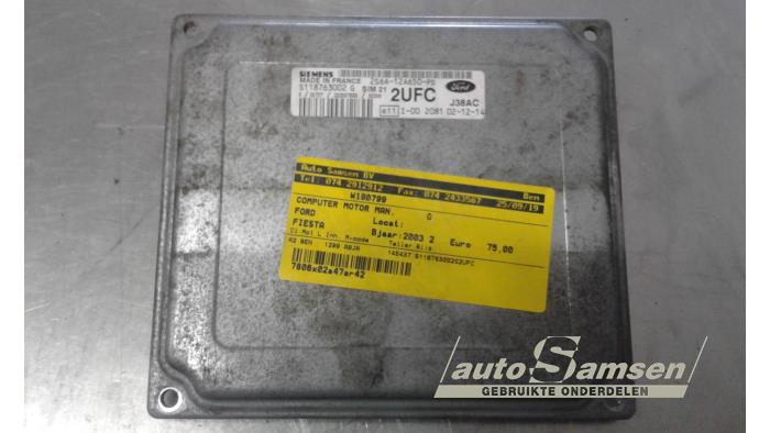 Used Engine management computer Ford Fiesta 5 (JD/JH) 1.3 Price € 75,00 Margin scheme offered by Auto Samsen B.V.