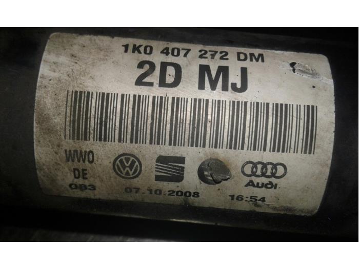 Arbre de transmission avant droit d'un Volkswagen Golf VI (5K1) 1.4 16V 2008