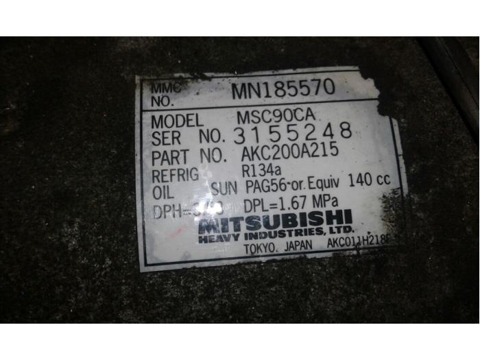 Pompe clim d'un Mitsubishi Lancer Wagon (CS) 1.6 16V 2006