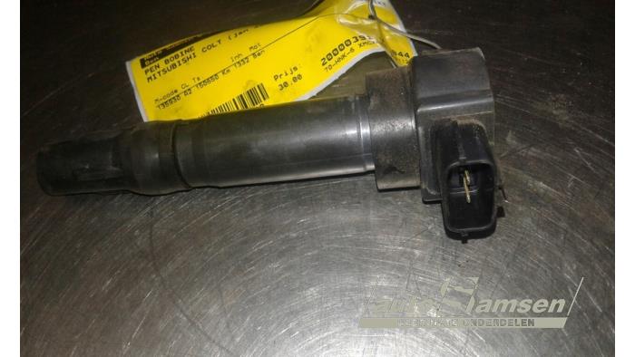 Usagé Broche bobine Mitsubishi Colt (Z2/Z3) 1.3 16V Prix € 30,00 Règlement à la marge proposé par Auto Samsen B.V.