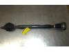 Front drive shaft, right from a Volkswagen CrossPolo (9N3), 2006 / 2009 1.4 16V 75, Hatchback, Petrol, 1.390cc, 55kW (75pk), FWD, BUD, 2006-03 / 2009-06, 9N3 2009