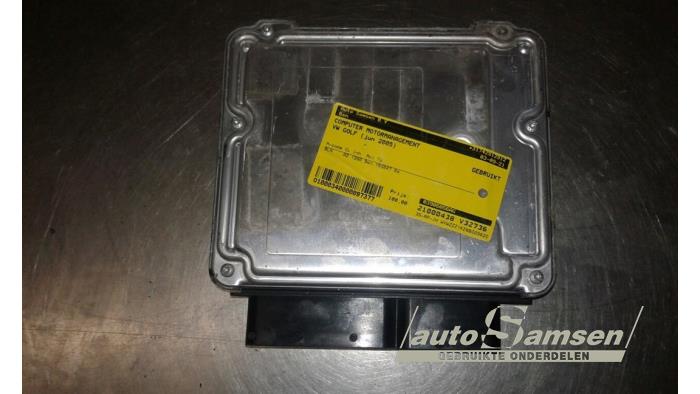 Used Engine management computer Volkswagen Golf V (1K1) 1.4 FSI 16V Price € 75,00 Margin scheme offered by Auto Samsen B.V.
