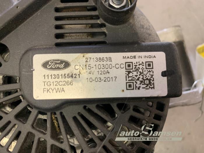 Begagnade Dynamo Ford Ka+ 1.2 Ti-VCT Pris € 100,00 Marginaltabell erbjuds av Auto Samsen B.V.