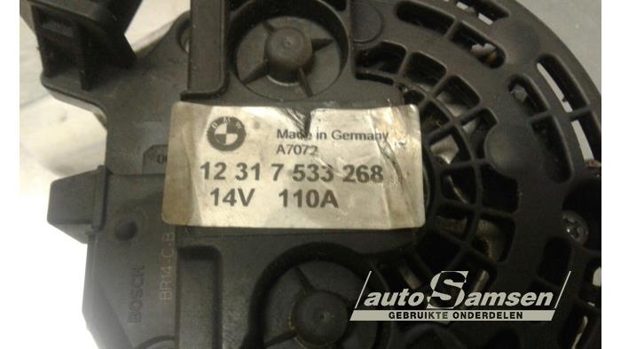 Gebrauchte Dynamo BMW 3 serie (E46/4) 316i 16V Preis € 50,00 Margenregelung angeboten von Auto Samsen B.V.