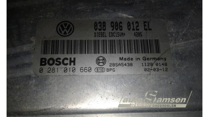 Engine management computer from a Volkswagen Polo IV (9N1/2/3) 1.9 SDI 2002