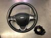 Left airbag (steering wheel) from a Ford Fiesta 6 (JA8), 2008 / 2017 1.0 Ti-VCT 12V 65, Hatchback, Petrol, 999cc, 48kW (65pk), FWD, XMJC, 2015-01 / 2017-04 2016