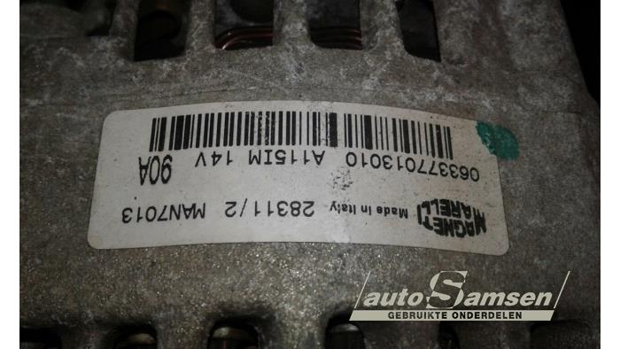 Begagnade Dynamo Fiat Idea (350AX) 1.4 16V Pris € 40,00 Marginaltabell erbjuds av Auto Samsen B.V.