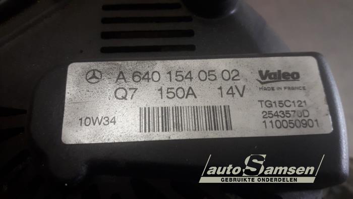 Gebrauchte Dynamo Mercedes A (W169) 2.0 A-160 CDI 16V Preis € 75,00 Margenregelung angeboten von Auto Samsen B.V.