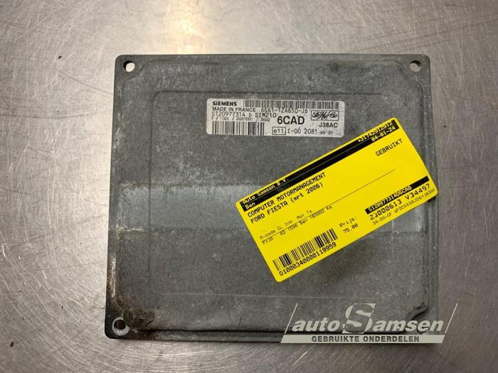Used Engine management computer Ford Fiesta 5 (JD/JH) 1.6 16V Price € 75,00 Margin scheme offered by Auto Samsen B.V.