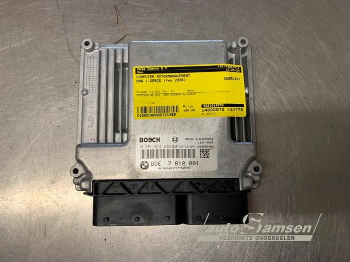 Used Engine management computer BMW 1 serie (E87/87N) 118d 16V Price € 100,00 Margin scheme offered by Auto Samsen B.V.