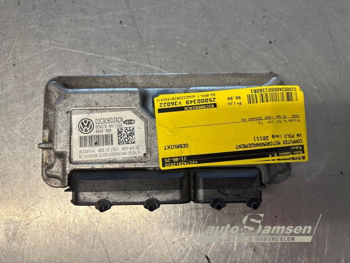 Used Engine management computer Volkswagen Polo V (6R) 1.4 16V Price € 90,00 Margin scheme offered by Auto Samsen B.V.