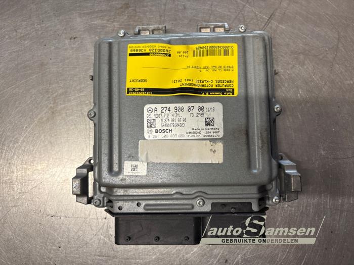 Used Engine management computer Mercedes C (W204) 1.6 C-180 16V BlueEfficiency Price € 200,00 Margin scheme offered by Auto Samsen B.V.