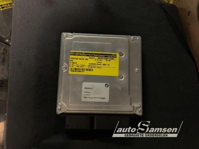 Used Engine management computer BMW 3 serie (E46/4) 320d 16V Price € 75,00 Margin scheme offered by Auto Samsen B.V.
