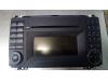 Radio CD player from a Mercedes-Benz A (W169) 2.0 A-180 CDI 16V 5-Drs. 2009