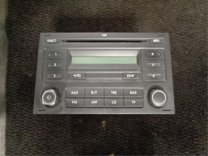 Volkswagen Polo 9N3 2006-2008 Radio Cd Player Head Unit 6Q0035152D WITH CODE