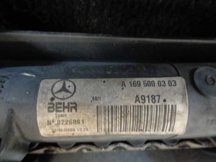 Juego de refrigerador de un Mercedes-Benz A (W169) 1.5 A-160 2009