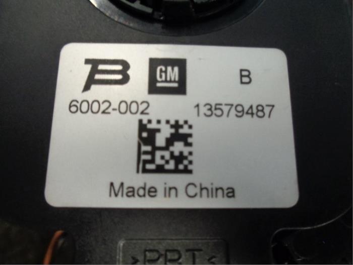Airbagring from a Opel Astra J GTC (PD2/PF2) 2.0 CDTI 16V ecoFLEX 2011