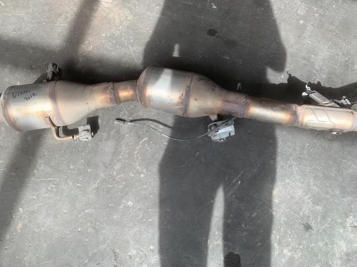 Exhaust (complete) from a Renault Trafic (1FL/2FL/3FL/4FL) 1.6 dCi Twin Turbo 2017