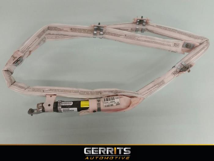 Roof curtain airbag, right from a Opel Insignia 2.0 Turbo 16V Ecotec 2010