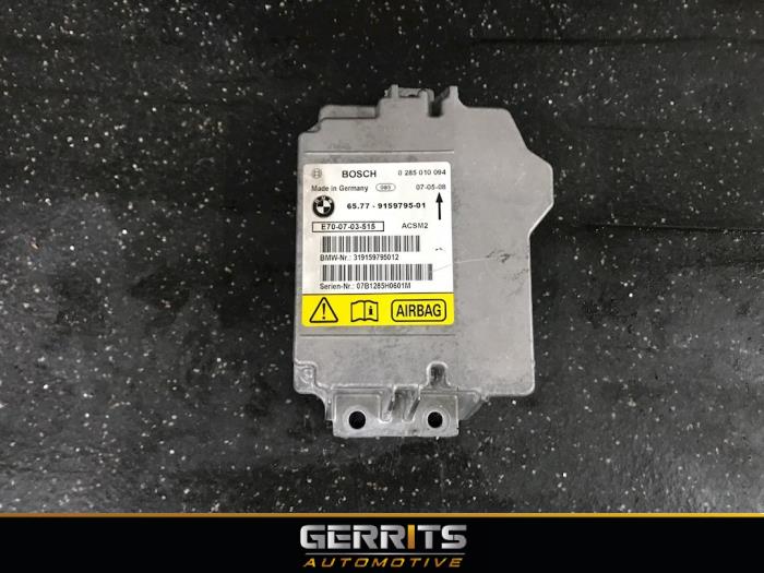 Airbag set+module from a BMW X5 (E70) 3.0 Si 24V 2007