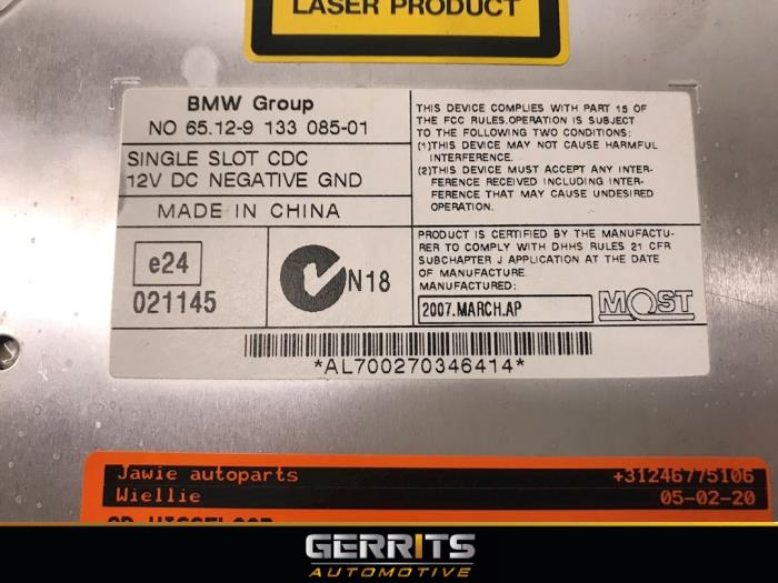 Zmieniarka CD z BMW X5 (E70) 3.0 Si 24V 2007
