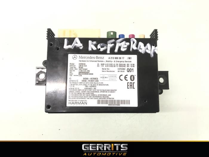 Usados Módulo Bluetooth Mercedes B (W246/W242) 1.6 B-180 BlueEFFICIENCY Turbo 16V Precio € 117,70 Norma de margen ofrecido por Gerrits Automotive BV