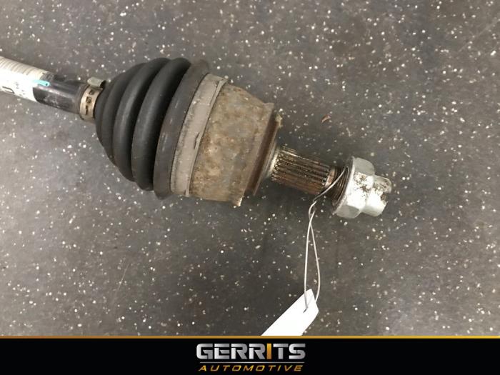 Front drive shaft, left from a Opel Corsa D 1.4 Eco 2012