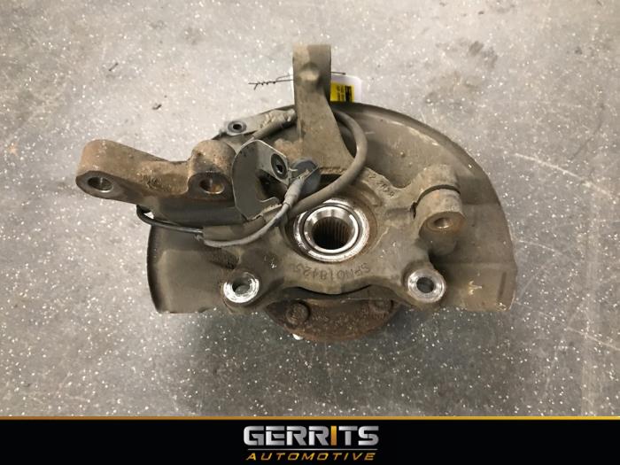 Knuckle, front right from a Jeep Compass (PK) 2.2 CRD 16V 4x2 2013