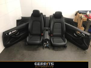 Used Set of upholstery (complete) Mercedes C (C205) C-300 2.0 Turbo 16V Price € 999,00 Margin scheme offered by Gerrits Automotive