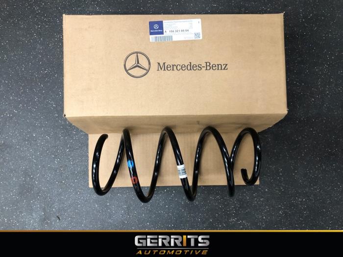 Federschraube vorne van een Mercedes-Benz B (W246,242) 2.2 B-220 CDI BlueEFFICIENCY 16V 2019