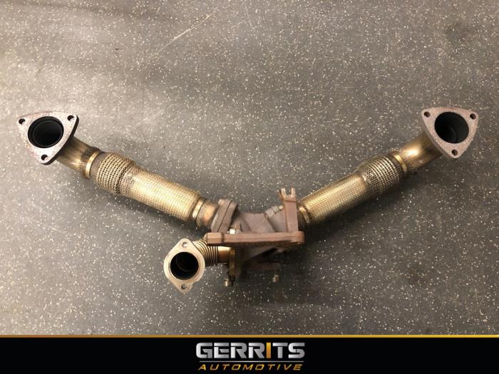 Exhaust front section from a Audi A5 (8T3) 2.7 TDI V6 24V 2009