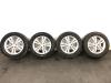Set of wheels + tyres from a Hyundai iX35 (LM), 2010 / 2015 1.6 GDI 16V, SUV, Petrol, 1.591cc, 99kW (135pk), FWD, G4FD; EURO4, 2010-11 / 2015-09, F5P21; F5P31 2012