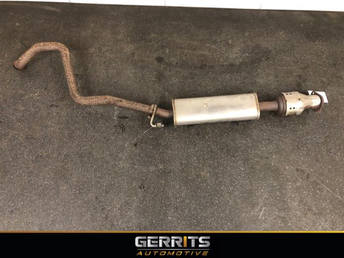 Exhaust middle silencer from a Kia Picanto (JA) 1.0 T-GDI 12V 2018