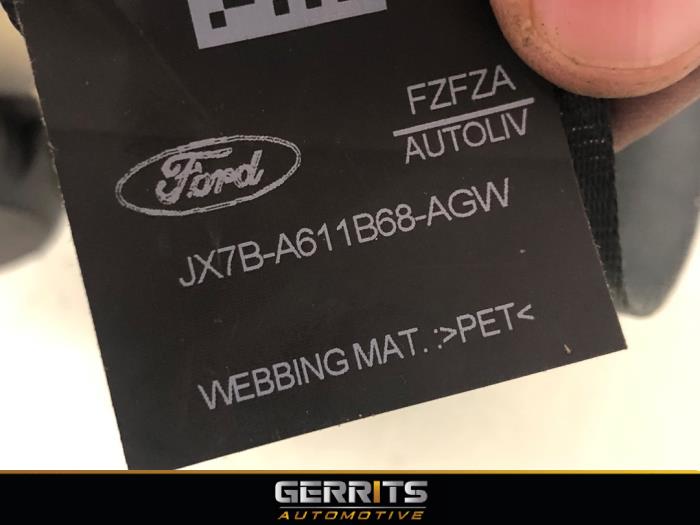 Ceinture de sécurité arrière droite d'un Ford Focus 4 1.0 Ti-VCT EcoBoost 12V 100 2019