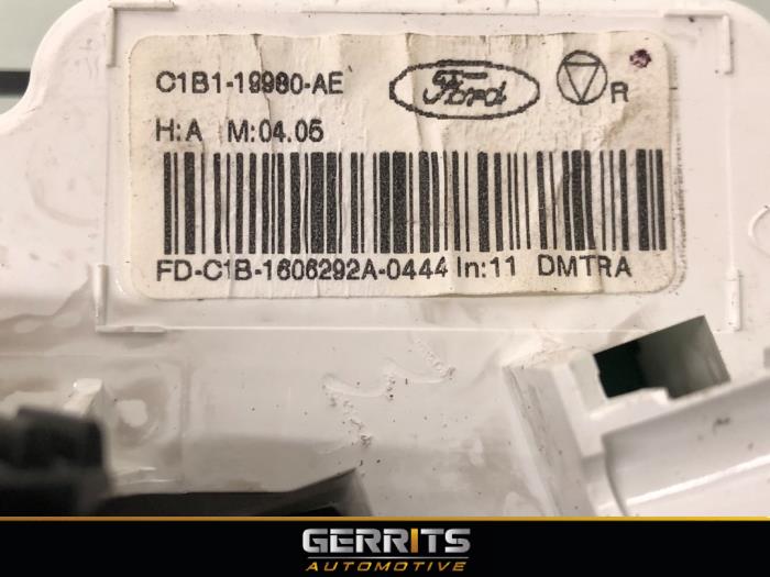 Panel de control de calefacción de un Ford Fiesta 6 (JA8) 1.0 SCI 12V 80 2016