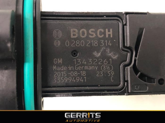 Air mass meter from a Opel Astra K 1.0 Turbo 12V 2015