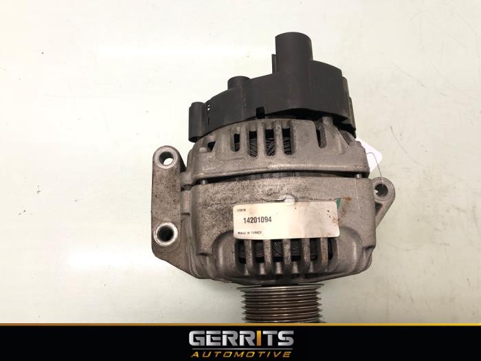 Dynamo Fiat Doblo Cargo (263), 2010 1.3 MJ 16V DPF Euro 5, Camionnette , Diesel, 1.248cc, 66kW (90pk), FWD, 263A2000, 2010-02 / 2023-12, 263ZXC1 (Occasion)