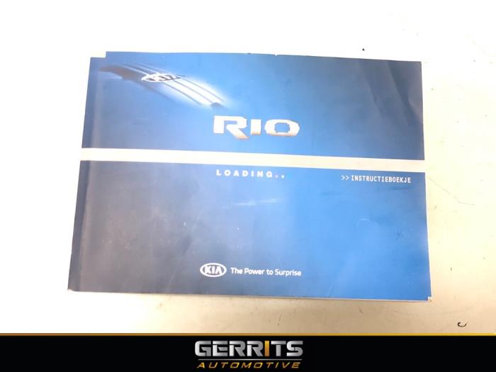 Używane Instrukcja Kia Rio III (UB) 1.2 CVVT 16V Cena € 19,99 Procedura marży oferowane przez Gerrits Automotive BV